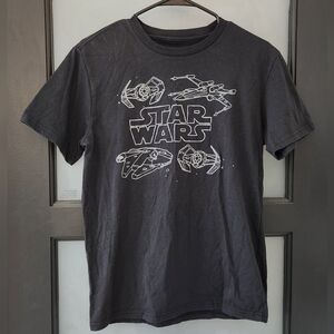 Men's Black Star Wars Tshirt